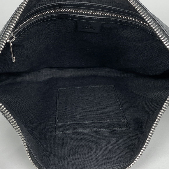 Gucci GG Supreme Shoulder Bag Sherry Web Black - Picture 8 of 8